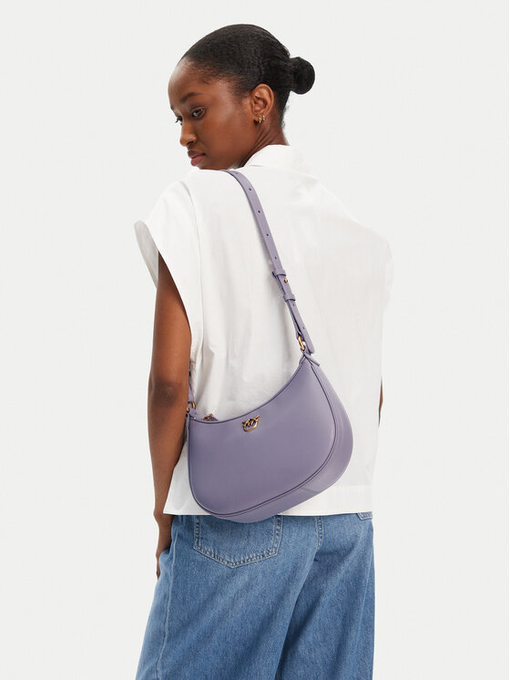 PINKO PINKO Torbica Half Moon Mini Fl PE 25 PLTT 102790 A0F1 Ljubičasta