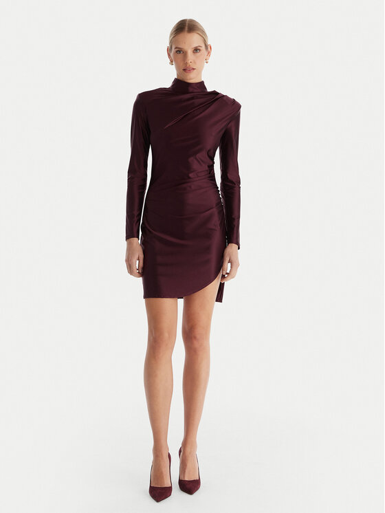 ACCESS FASHION ACCESS FASHION Coctailkleid 54-3037-170 Dunkelrot Slim Fit