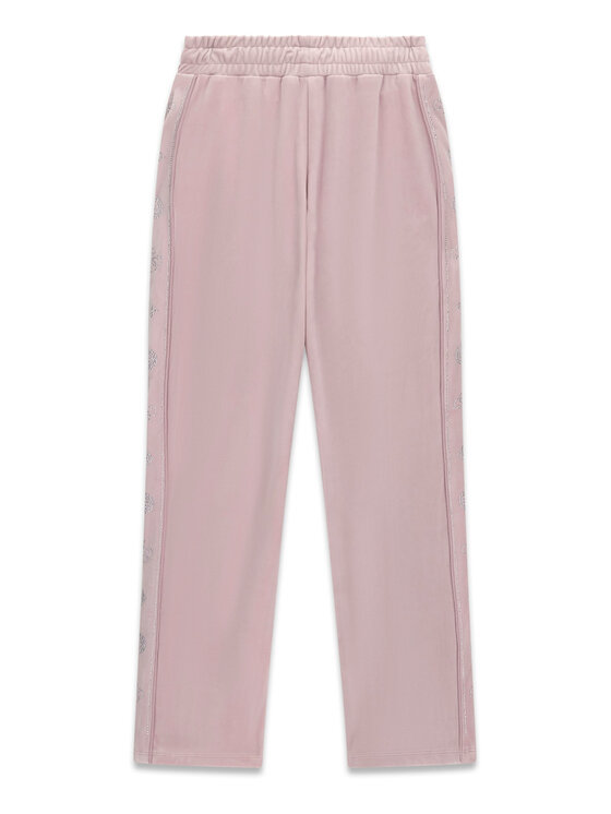 Guess Guess Teplákové nohavice J6BB15 K7266 Svetloružová Slim Fit