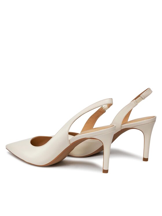MICHAEL Michael Kors MICHAEL Michael Kors Szpilki Alina Flex Sling Pump 40R4HNMP1L Écru