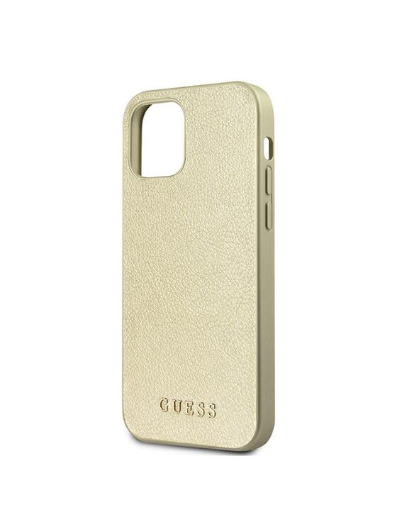 Guess Guess Etui na telefon iPhone 12 Pro Max Złoty