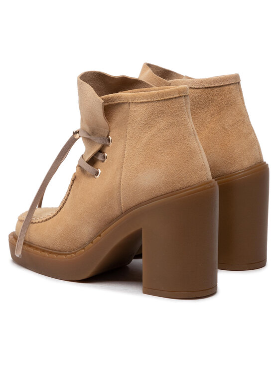 Simple Simple Stiefeletten SL-34-02-000074 Beige