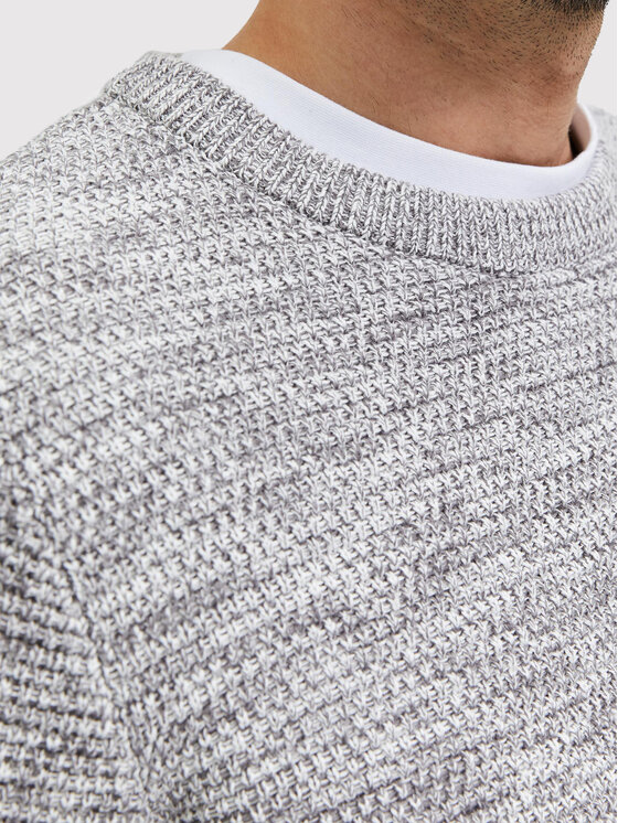 Selected Homme Selected Homme Sweter Vince 16059390 Szary Regular Fit