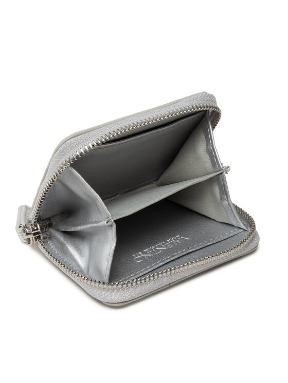 Valentino Valentino Μικρό Πορτοφόλι Γυναικείο Divina VPS1R4139G Ασημί