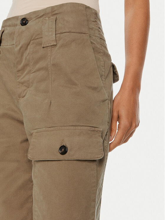PINKO Pinko Riidest püksid Globo 102042 A215 Pruun Regular Fit