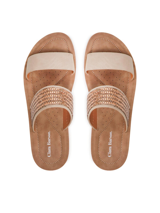 Clara Barson Clara Barson Šlepetės WSS20581-01 Ruda