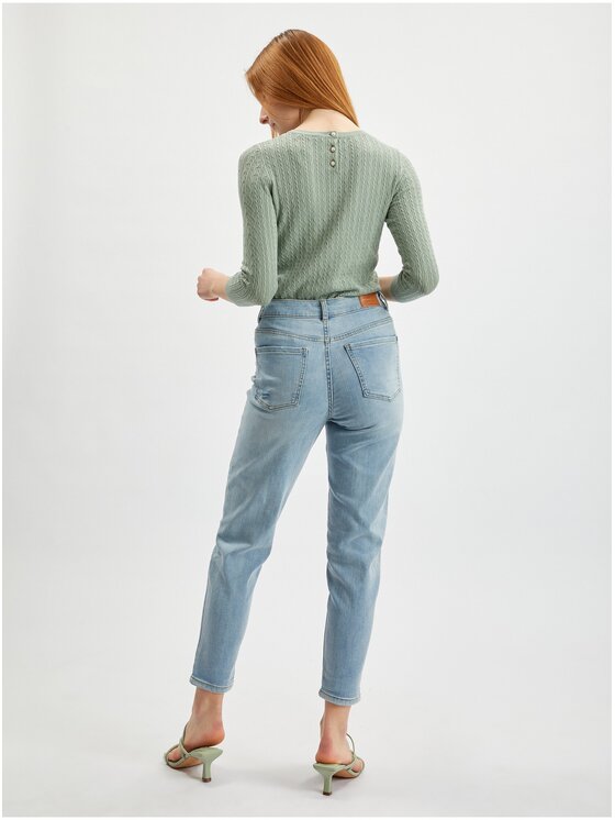 Orsay Orsay Jeansy 314090-547000__32 Niebieski Mom Fit