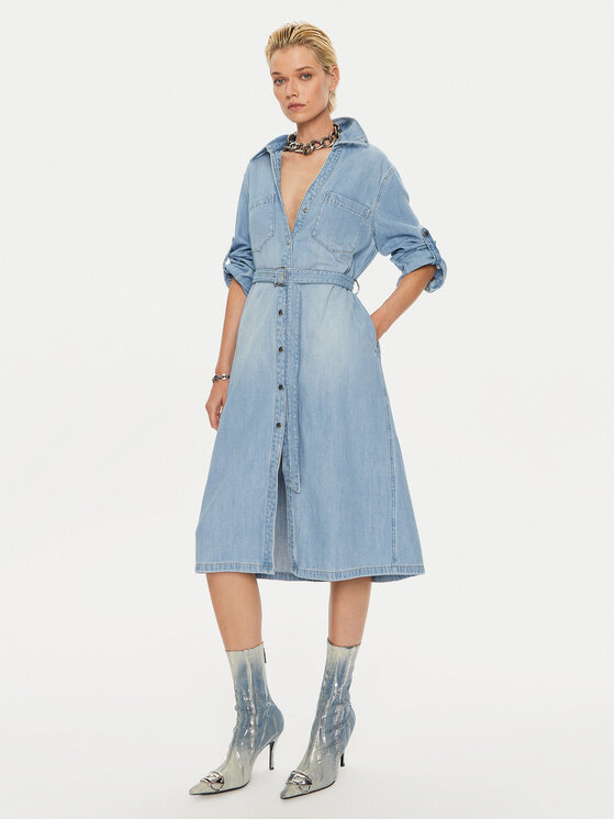 Miss Sixty Džínsové šaty 6L3DJ7341000 Modrá Regular Fit