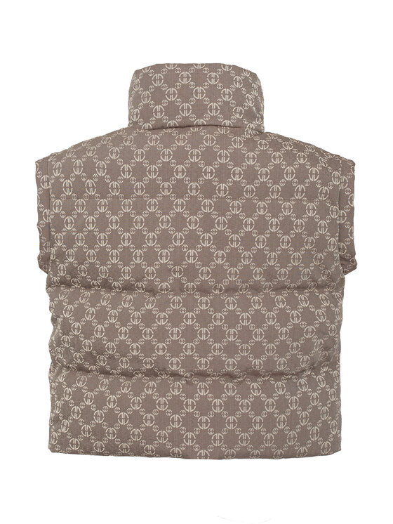 Magda Matyja Magda Matyja Bezrękawnik ASPEN VEST MOCCA Brązowy Comfortable Fit