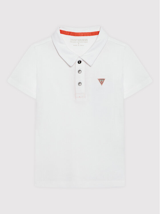 Guess Guess Polokošeľa N2GP03 KAPY0 Biela Regular Fit