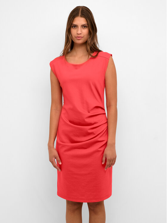 Kaffe Abito da cocktail India 10508422 Rosso Slim Fit, taglia : S
