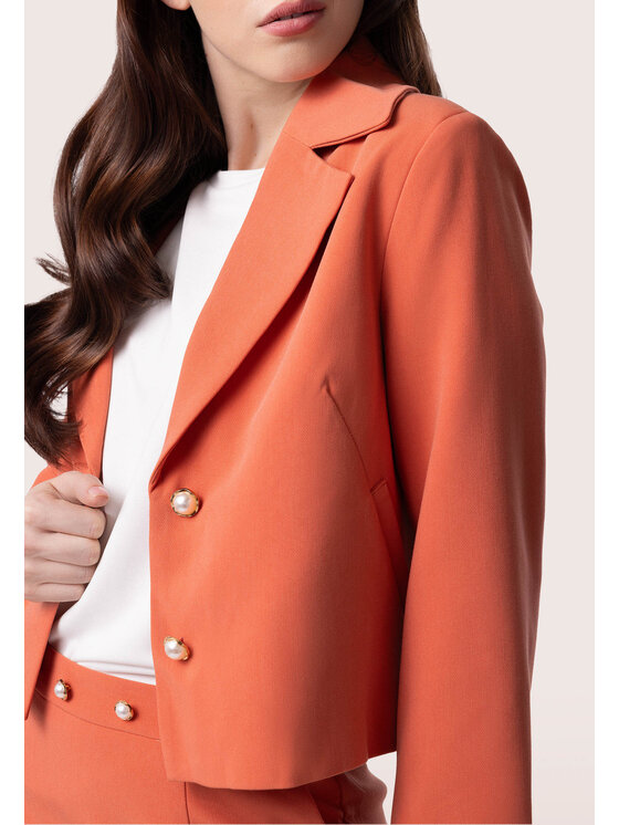 QUIOSQUE QUIOSQUE Sako 8SB001 Oranžová Regular Fit