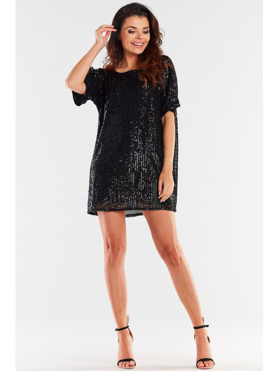 Awama Awama Abito da sera A483 Nero Basic Fit