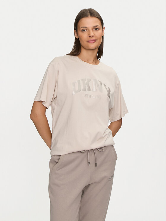 DKNY Sport T-krekls DP4T9812 Écru Regular Fit