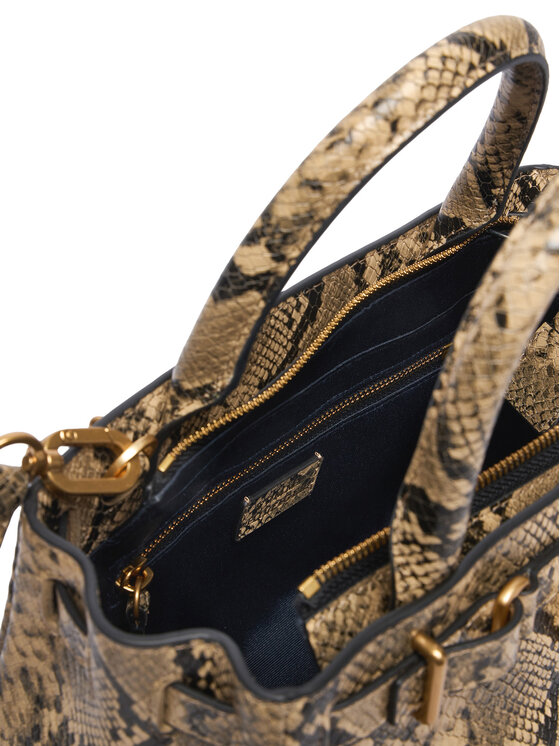 Tommy Hilfiger Tommy Hilfiger Τσάντα American Icon Mini Tote Snake AW0AW18818 Καφέ