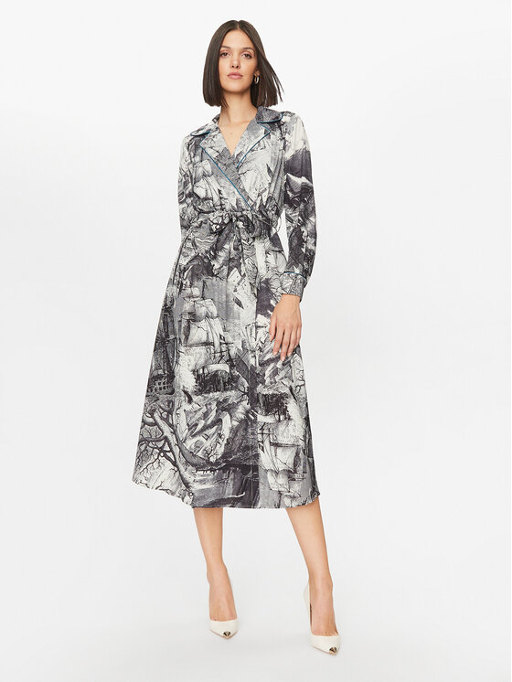 Imperial Imperial Ikdienas kleita A9990005Q Pelēks Regular Fit