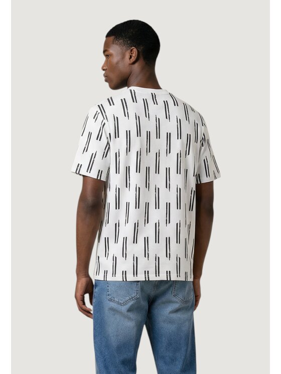 Antony Morato Antony Morato T-Shirt RELAXED FIT STAMPA ALLOVER Μπλε Over Fit