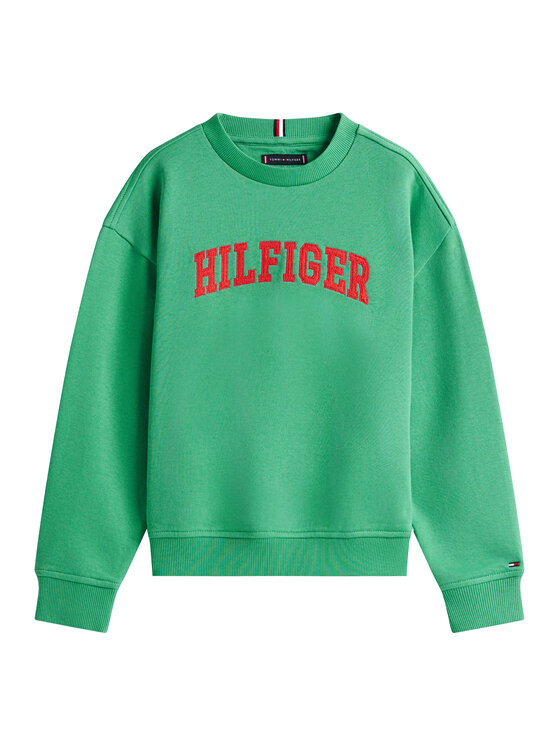 Tommy Hilfiger Tommy Hilfiger Mikina KB0KB10404 Zelená Regular Fit