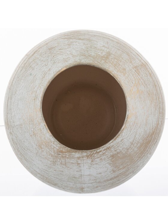 MIAhome MIAhome Wazon ceramiczny niebiesko-biały 16,5x18,5x18,5 cm SASSARA Kolorowy