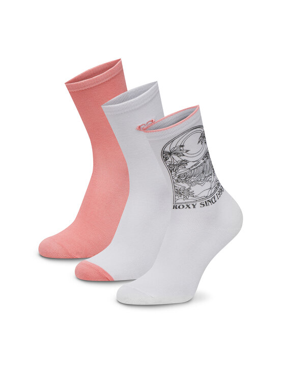 Roxy Roxy Čarape AS_ROXY_05W_SS25 (3-PACK) Ružičasta
