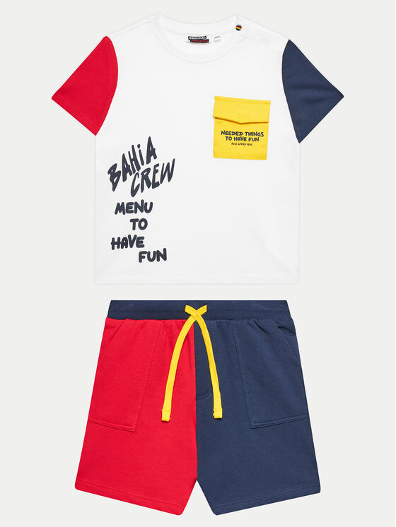 Original Marines Original Marines Set tricou și pantaloni scurți DEP0311NM Colorat Regular Fit