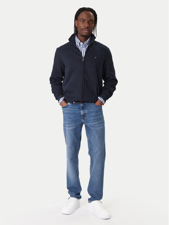 Tommy Hilfiger Tommy Hilfiger Bluză Essential MW0MW41759 Bleumarin Regular Fit