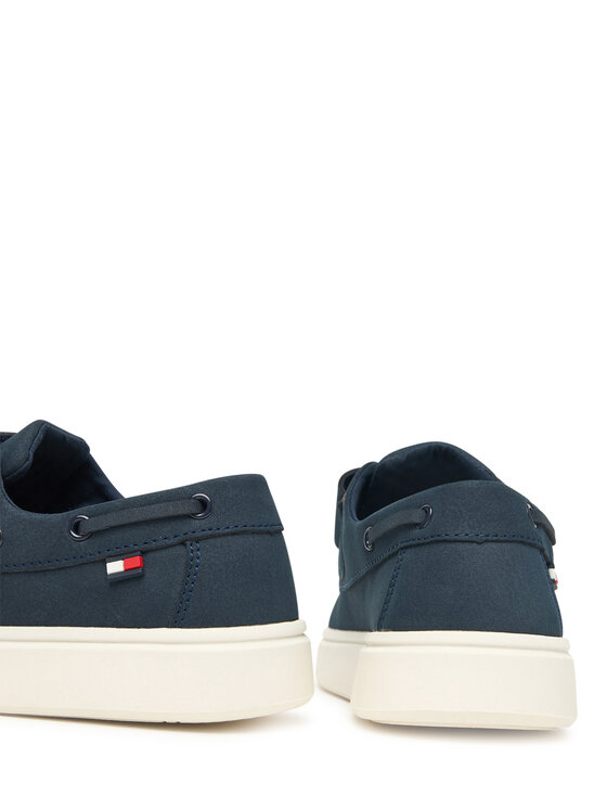 Tommy Hilfiger Tommy Hilfiger Polobotky Low Cut Velcro T1B4-34340-0315 S Tmavomodrá