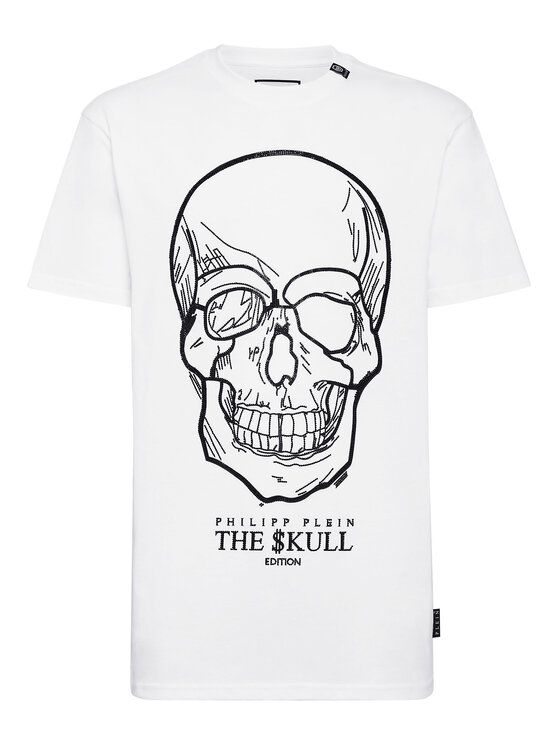 PHILIPP PLEIN PHILIPP PLEIN T-Shirt 10523 Biały Regular Fit