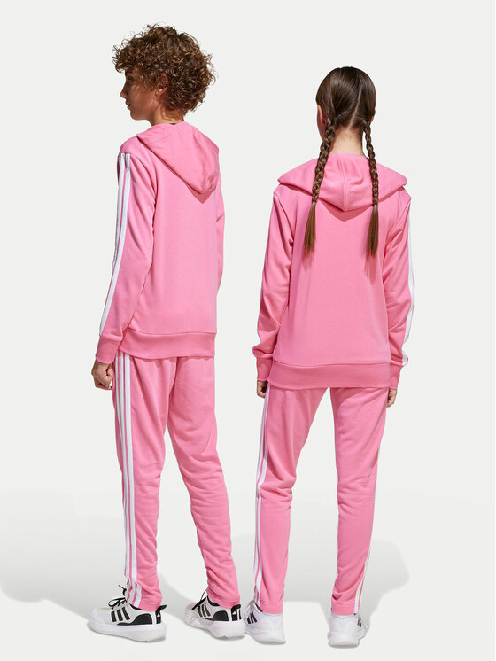 adidas adidas Tepláková souprava Seasonal Essentials Tiberio 3-Stripes French Terry JI6037 Růžová Regular Fit