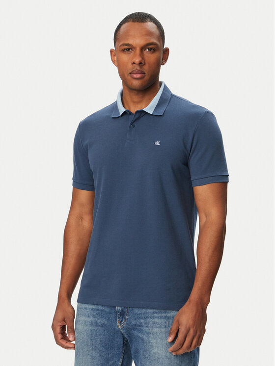 Calvin Klein Jeans Tricou polo LV04RG234G Bleumarin Regular Fit
