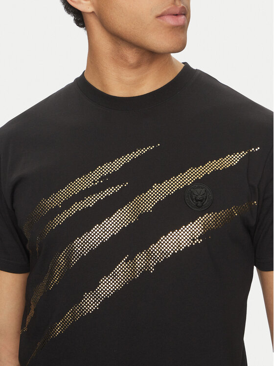 Plein Sport Plein Sport T-krekls SAEC MTK8008 STE001N Melns Regular Fit