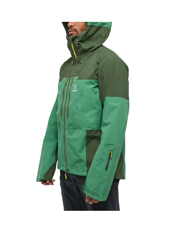 Haglöfs Haglöfs Kurtka przeciwdeszczowa Spitz GTX Pro Jacket Men Zielony Regular Fit