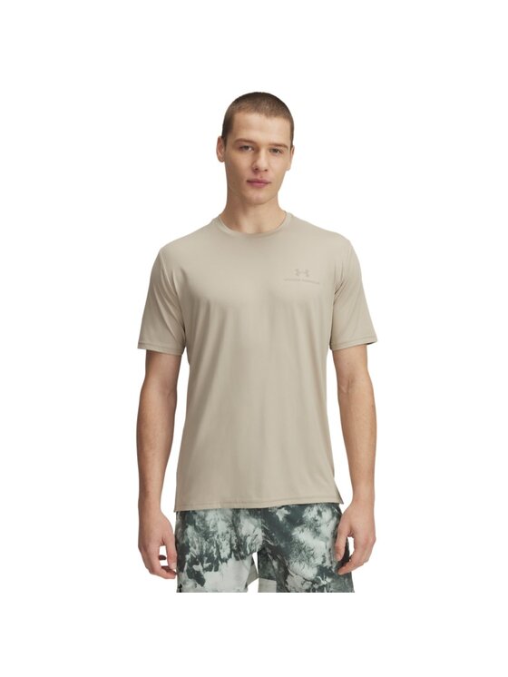 Under Armour Under Armour Koszulka techniczna 1383973 Beżowy Relaxed Fit