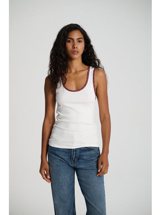 Le Songe Le Songe Top ZOJA Biały Basic Fit