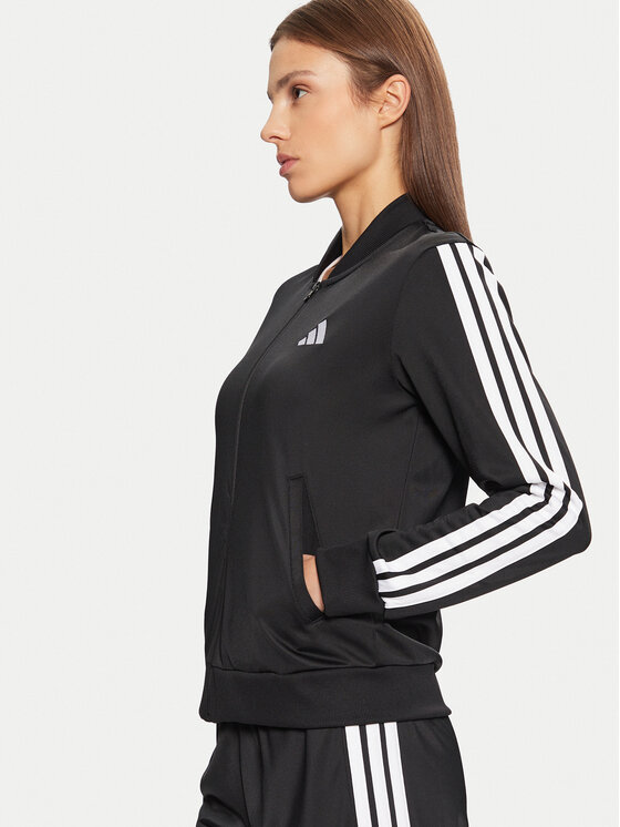 adidas adidas Спортивний костюм Essentials 3-Stripes JD5434 Чорний Regular Fit