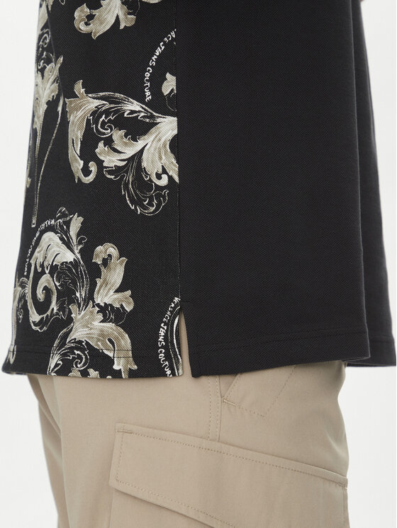 Versace Jeans Couture Versace Jeans Couture Polo majica 78GAG627 Črna Regular Fit