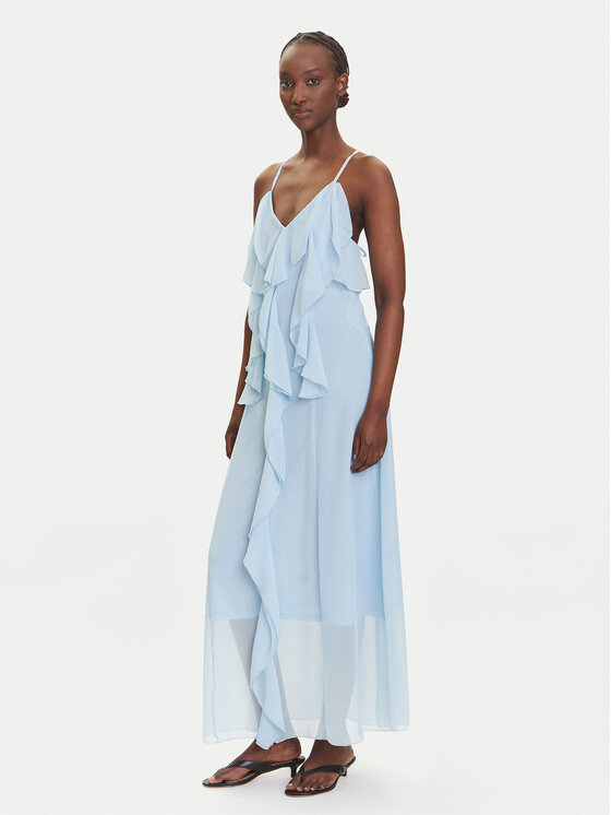 Vero Moda Vero Moda Večerné šaty Camille 10336405 Modrá Regular Fit
