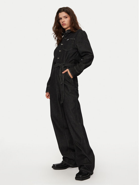 Lee Lee Jumpsuit Chore 112356511 Schwarz Relaxed Fit