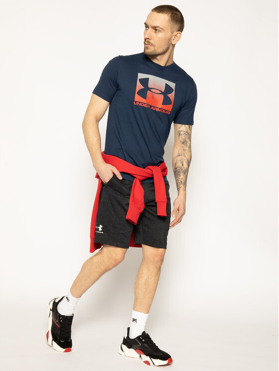 Under Armour Under Armour T-shirt Ua Boxed Sportstyle 1329581 Blu scuro Loose Fit