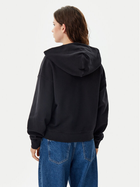 Tommy Jeans Tommy Jeans Μπλούζα Script Logo DW0DW20303 Μαύρο Boxy Fit