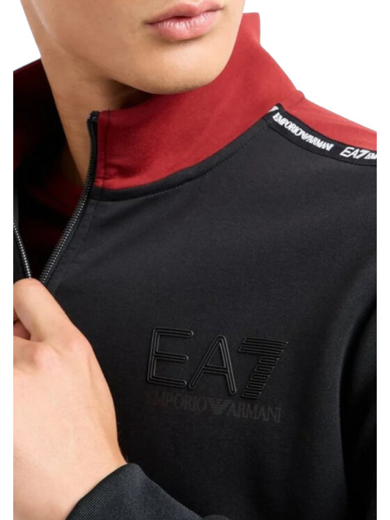 EA7 Emporio Armani EA7 Emporio Armani Felpa 6DPM04-PJZZZ Nero Regular Fit