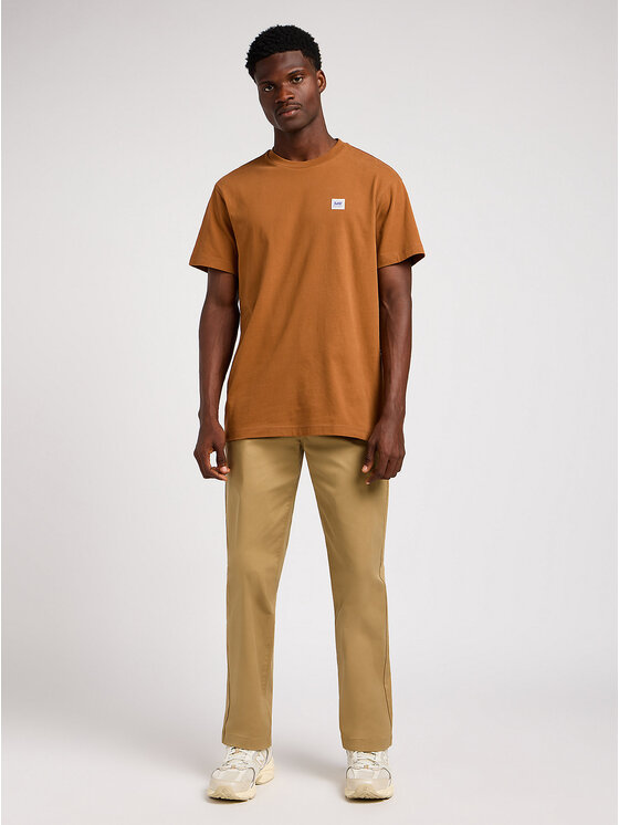 Lee Lee Chinosy RELAXED CHINO Beżowy Regular Fit