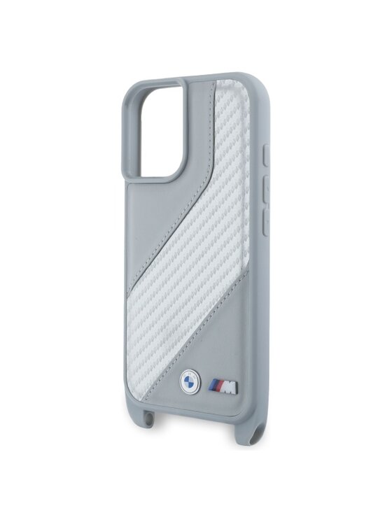 BMW Motorsport BMW Motorsport Etui na telefon Apple iPhone 16 Szary