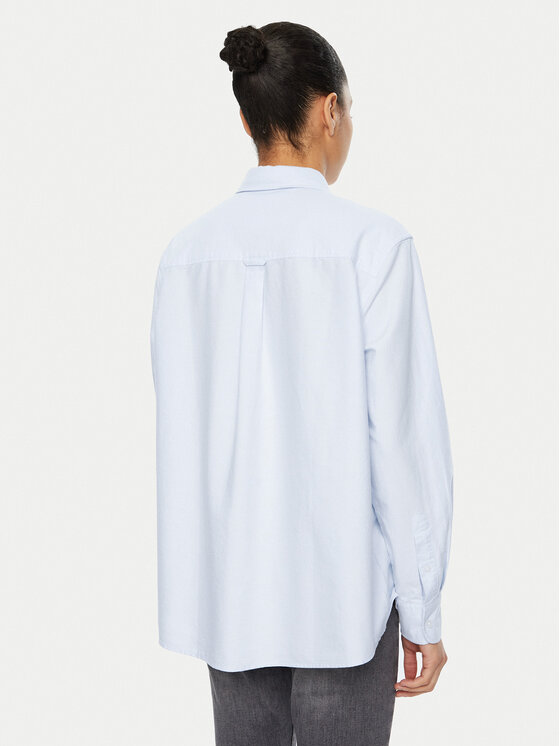 Tommy Jeans Tommy Jeans Cămașă DW0DW19358 Albastru celest Relaxed Fit