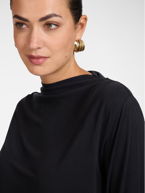 Elena Mirò Elena Mirò T-Shirt G037Z000686N033 Czarny Boxy Fit