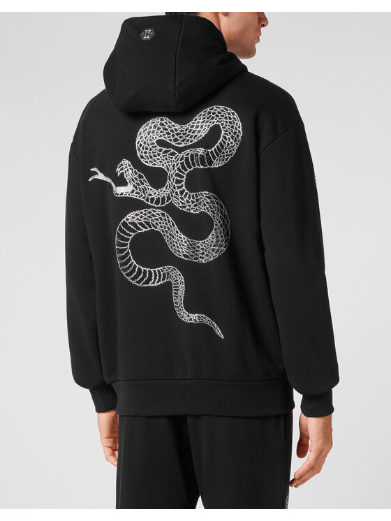 PHILIPP PLEIN PHILIPP PLEIN Mikina 22859 Čierna Regular Fit