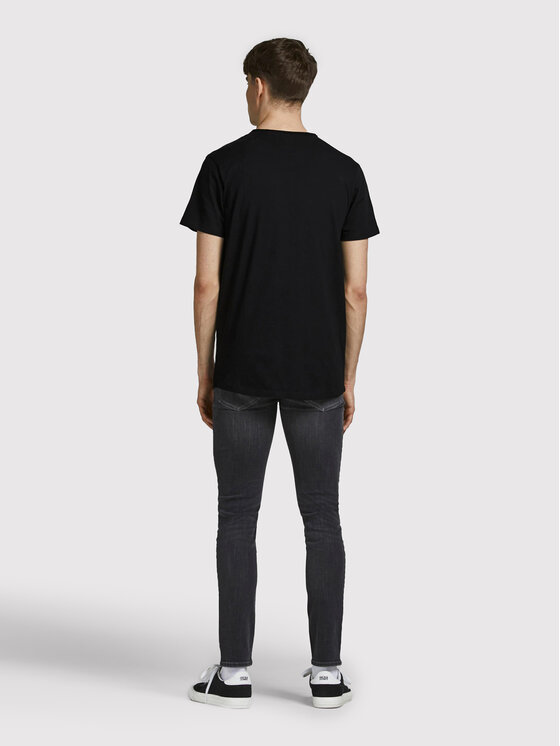 Jack&Jones Jack&Jones Tričko Basher 12182498 Čierna Regular Fit