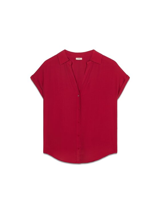 Oltre Oltre Camicia 5185J000733N016 Rosso Over Fit