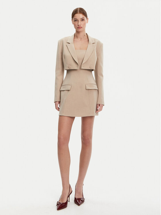 BARDOT BARDOT Koktel haljina 59806DB Bež Regular Fit