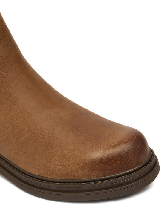 Clarks Clarks Kotníková obuv s elastickým prvkem Orinoco3 Top 26182904 Hnědá
